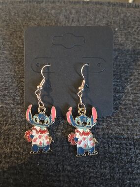 Disney Lilo And Stitch Character Earings
